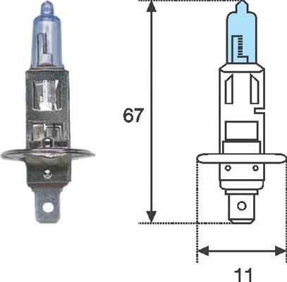 MAGNETI MARELLI Izzó, halogén H112BL_MM